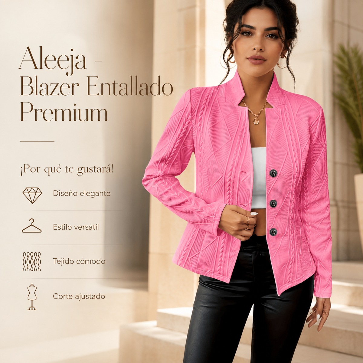 Aleeja - Blazer Entallado Premium